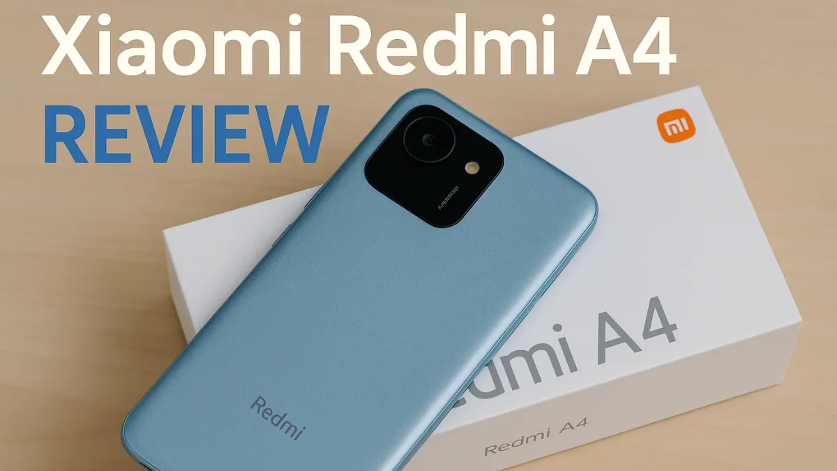 Xiaomi Redmi A4 Review: Budget-Friendly Smartphone with Essential Features